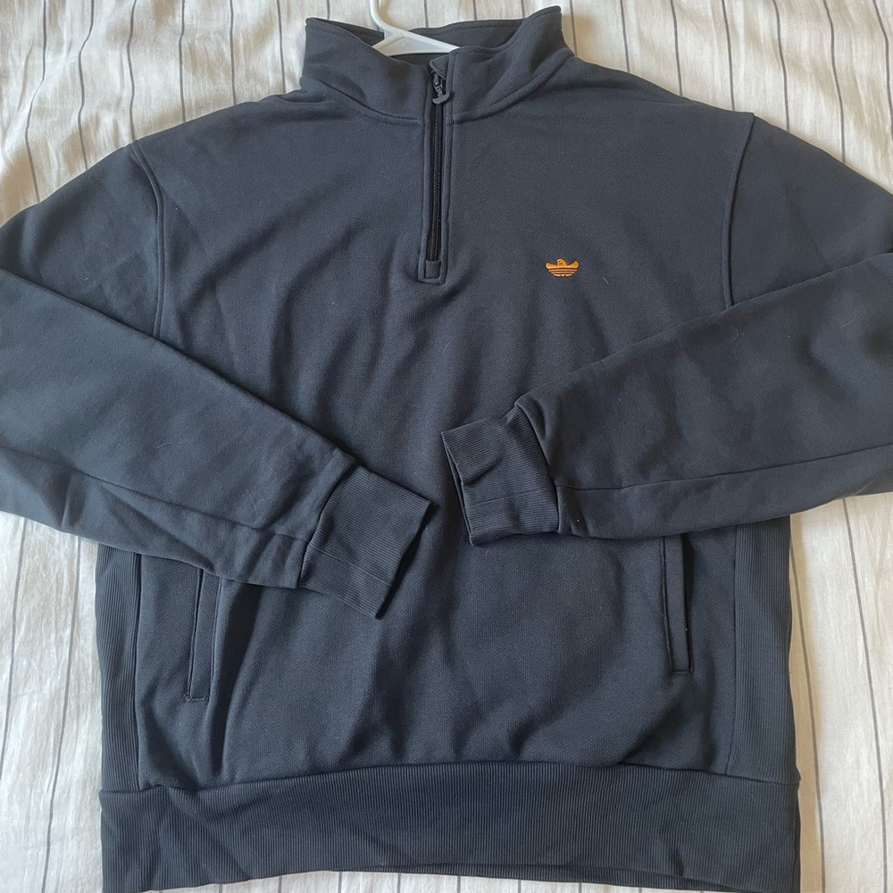 Adidas Shmoofoil quarter zip black